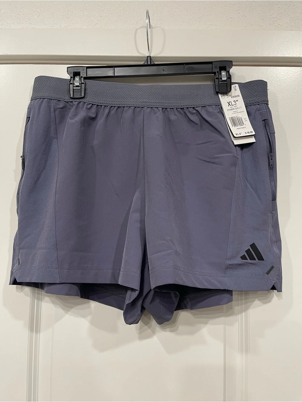 adidas Men's Slate Gray Athletic Shorts